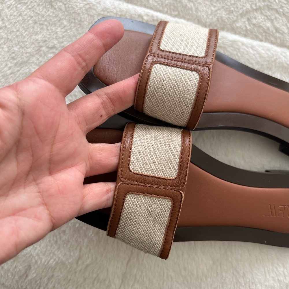 J. Crew Callie Sandals In Canvas For Women size 7.5 - Picture 9 of 9